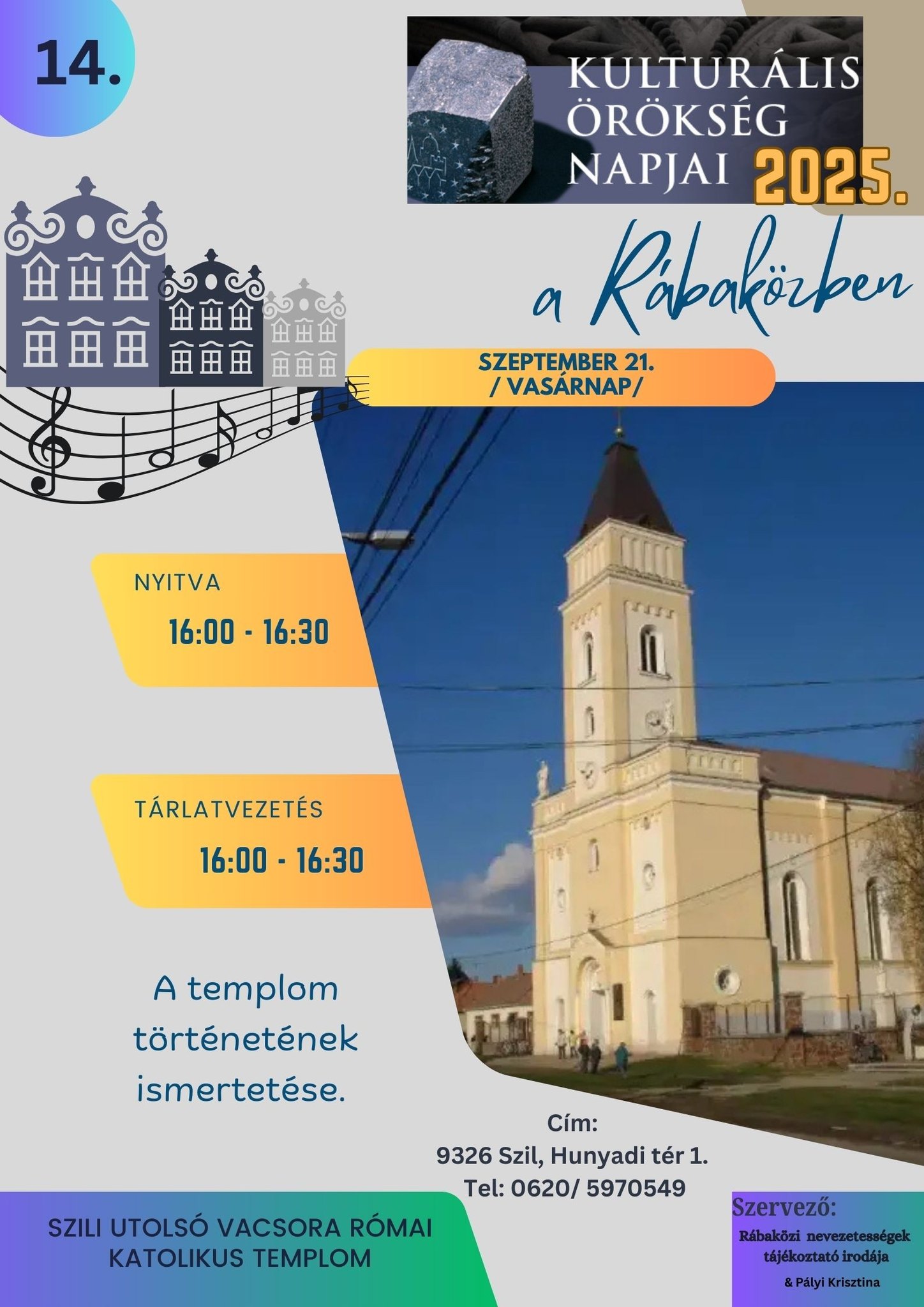 Kulturális örökség napja - Az Utolsó vacsora templomban